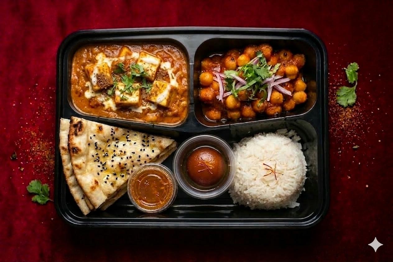 Paneer Masala Lunch Box (Veggie)